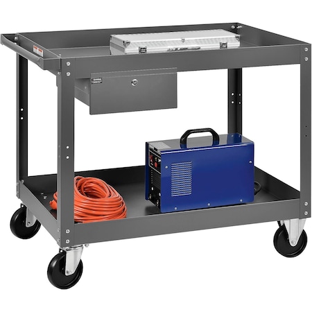 Global Industrial Stock Cart, Steel, 36 in L, 24 in W, 32 in H 988844